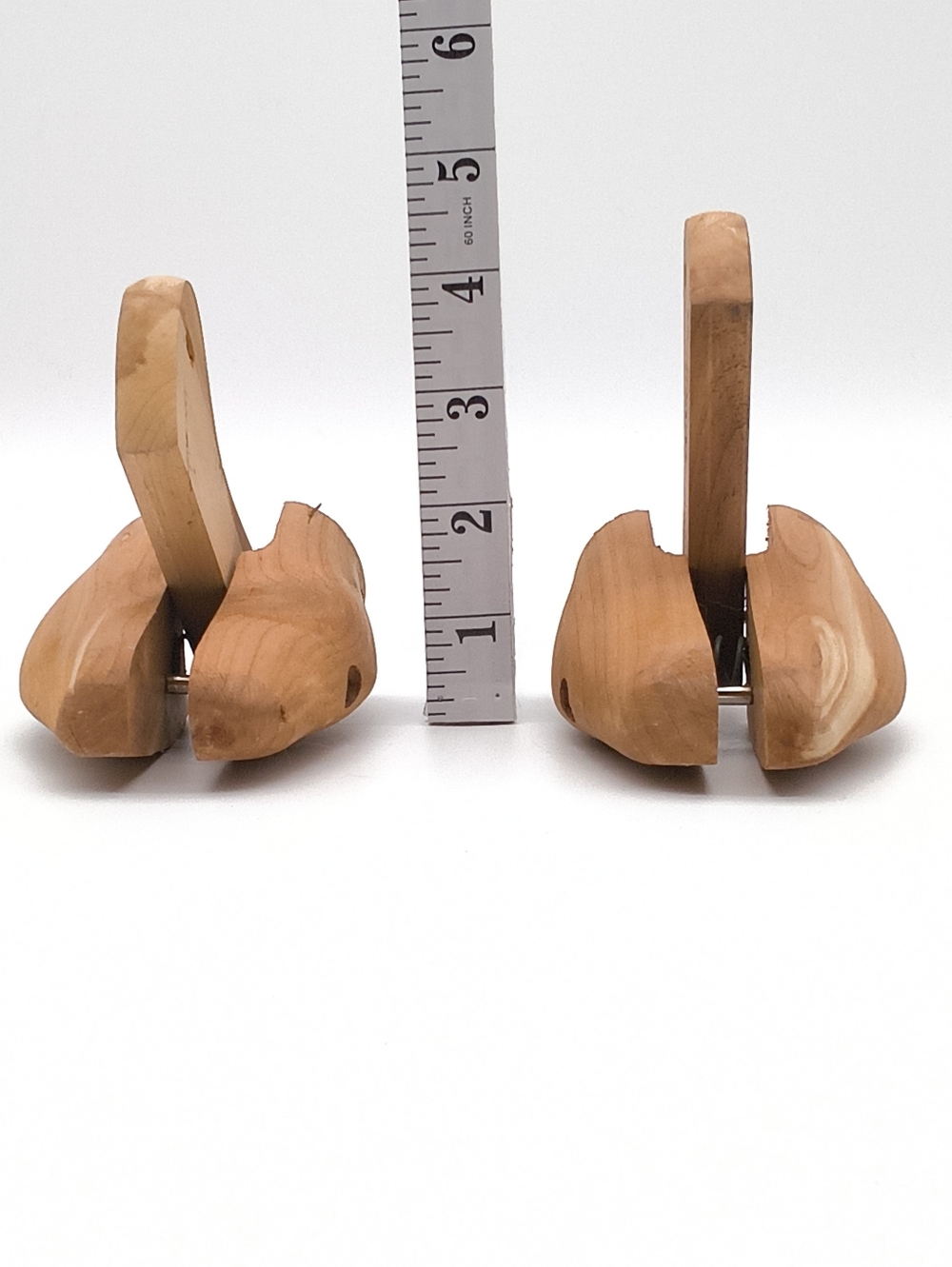 Vintage Clarks England Aromatic Cedar Wood Shoe Trees - Picture 4 of 8